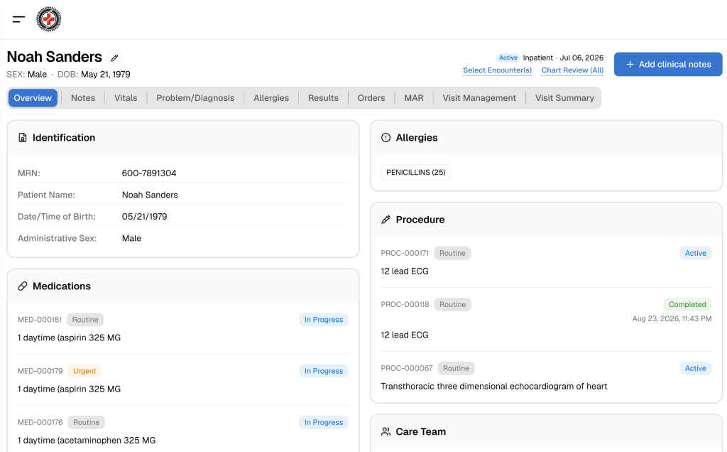 SpareTire product page hero image - patient profile
